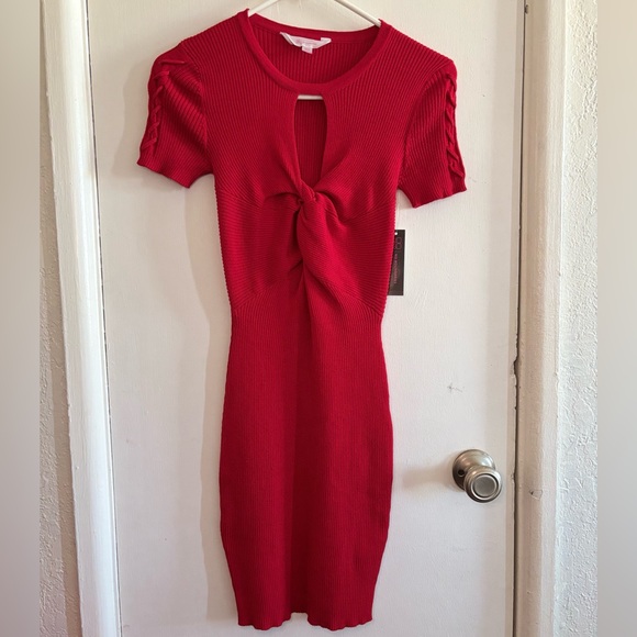 No Boundaries Dresses & Skirts - No Boundaries Red Knotted Mini Dress